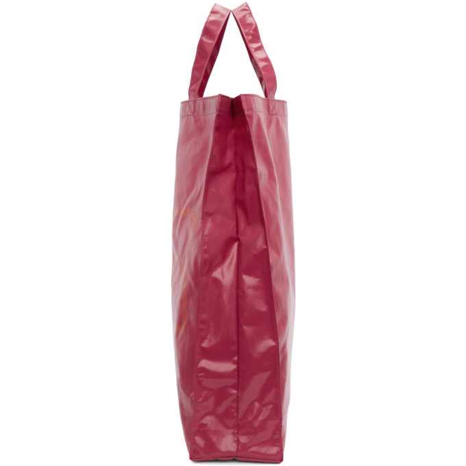 GUCCI GUCCI PINK MEDIUM LOGO TOTE