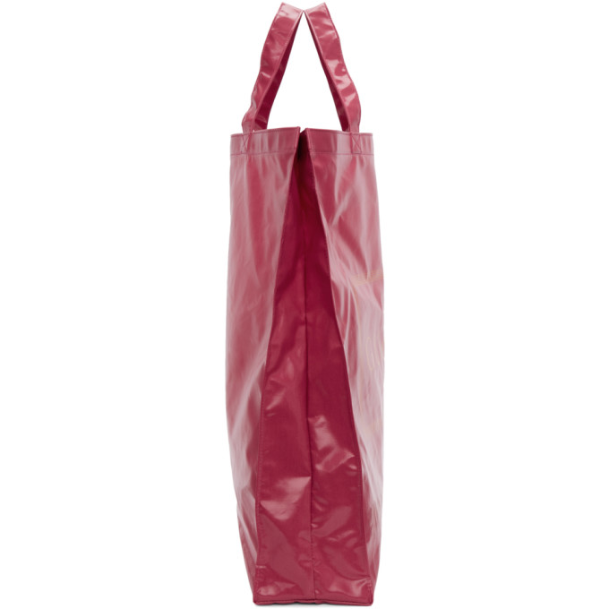 GUCCI GUCCI PINK MEDIUM LOGO TOTE