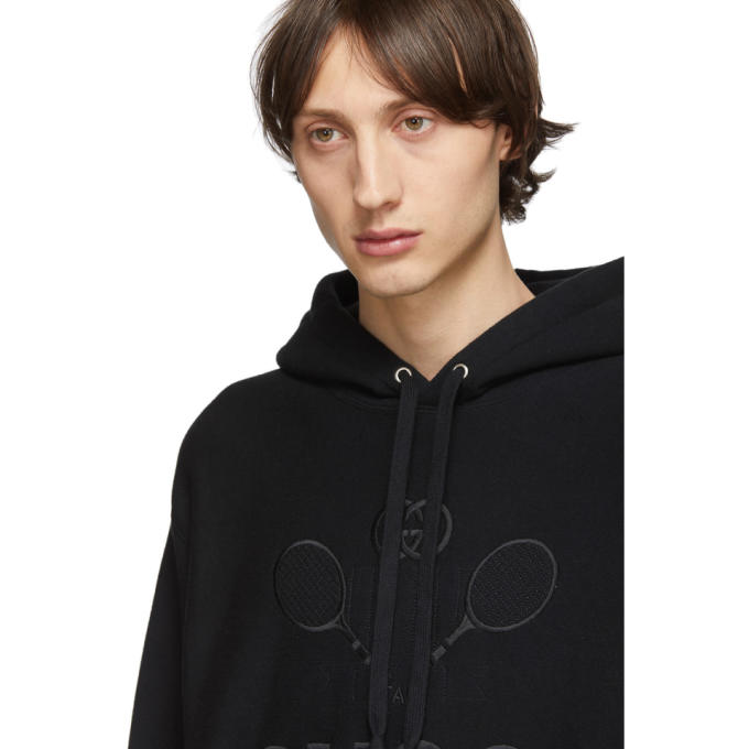 GUCCI BLACK TENNIS CLUB HOODIE
