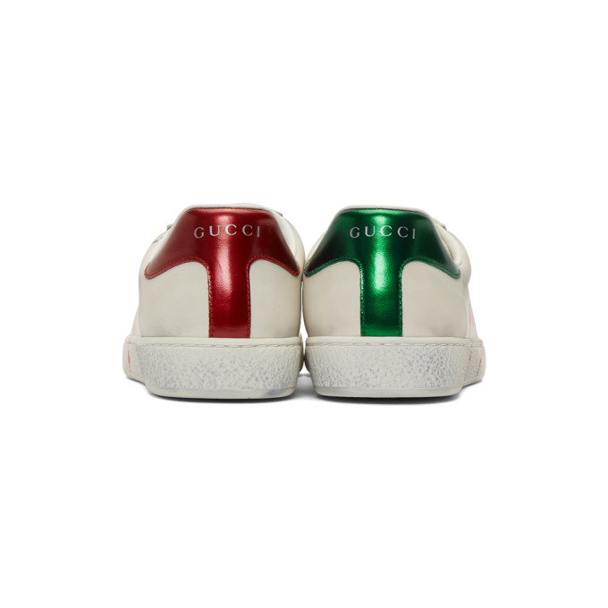 GUCCI White Blade New Ace Sneakers