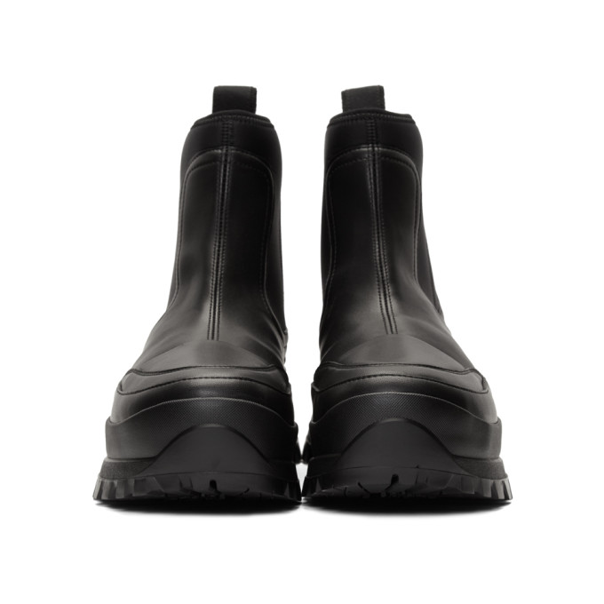 STELLA MCCARTNEY STELLA MCCARTNEY BLACK UTILITY BOOTS