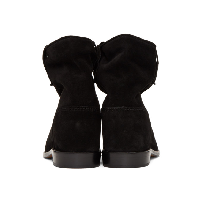 ISABEL MARANT ISABEL MARANT BLACK SUEDE CRISI BOOTS