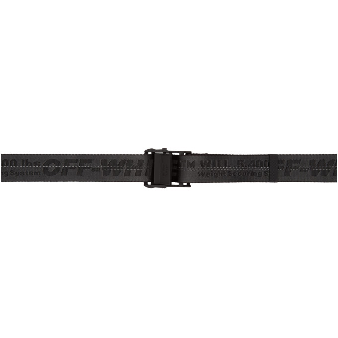 Click to view more detailed imagery on our partner's website Off-white Black Mini Industrial Belt In 1000 Black