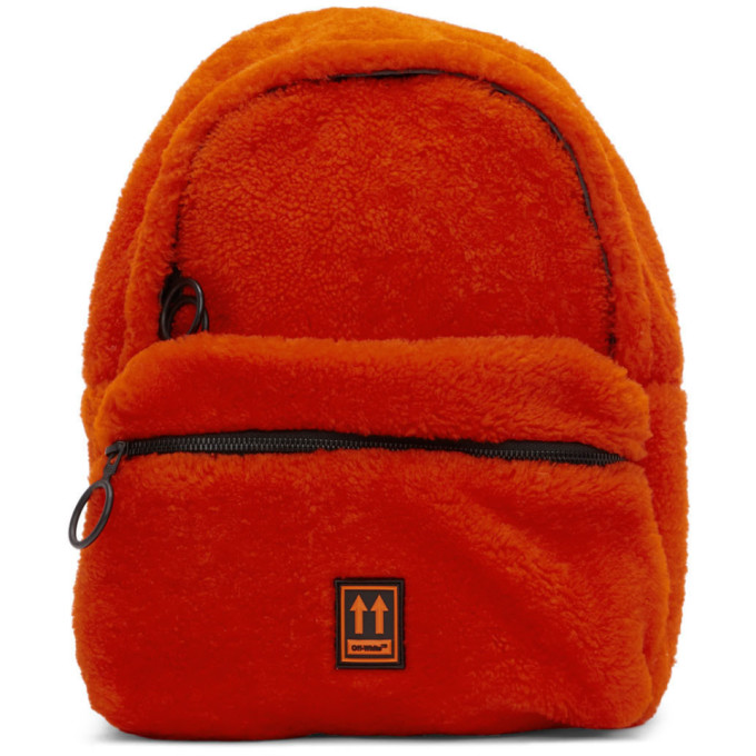 Off-White Backpack Furry Mini Red | ModeSens