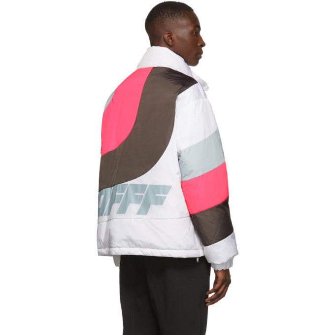 OFF-WHITE OFF-WHITE WHITE DOWN PUFFER ANORAK JACKET