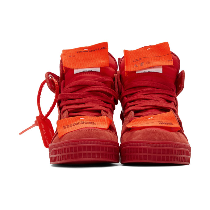 OFF-WHITE OFF-WHITE RED OFF COURT SNEAKERS