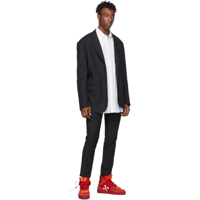 OFF-WHITE OFF-WHITE RED OFF COURT SNEAKERS