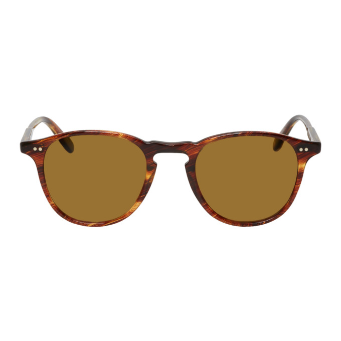 Garrett Leight Brown Hampton Sunglasses In Chestnut | ModeSens