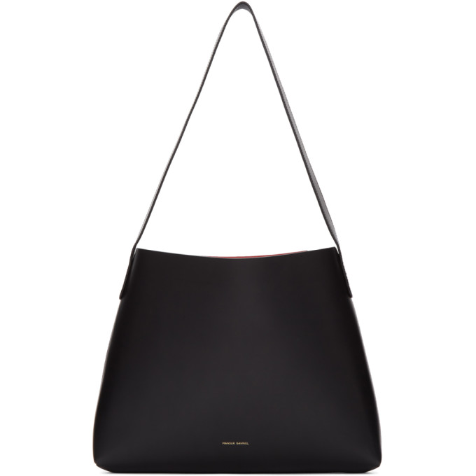 MANSUR GAVRIEL MANSUR GAVRIEL BLACK SMALL HOBO TOTE