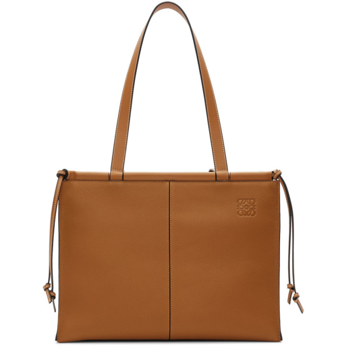 Loewe Cushion Soft Grained Calf Leather Tote Bag In 3649 Lgtcar | ModeSens