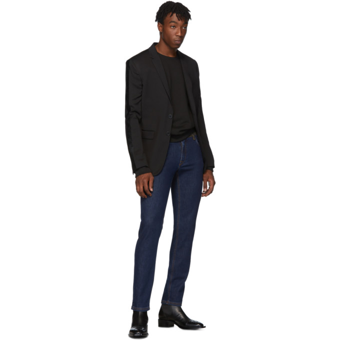 FENDI FENDI BLACK KARLIGRAPHY CHELSEA BOOTS