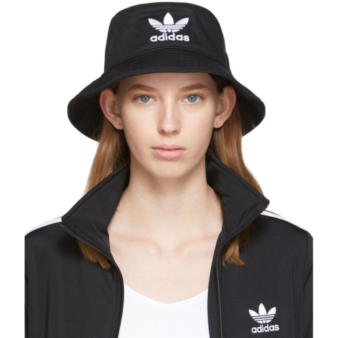 adidas black bucket hat