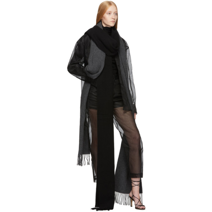 TOTÊME TOTEME BLACK ORGANZA NOVARA TROUSERS