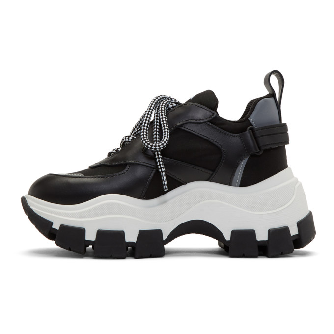 PRADA BLACK & WHITE CHUNKY SNEAKERS