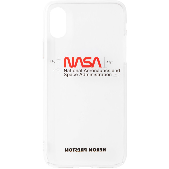Click to view more detailed imagery on our partner's website Heron Preston Nasa Iphone Xs Max Cover In 9888 Transp