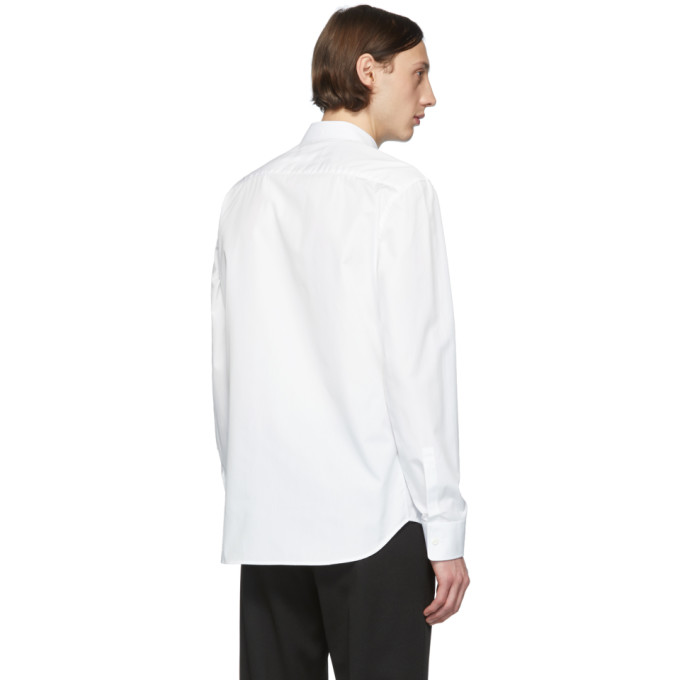 MAISON MARGIELA MAISON MARGIELA WHITE POPLIN SLIM-FIT SHIRT
