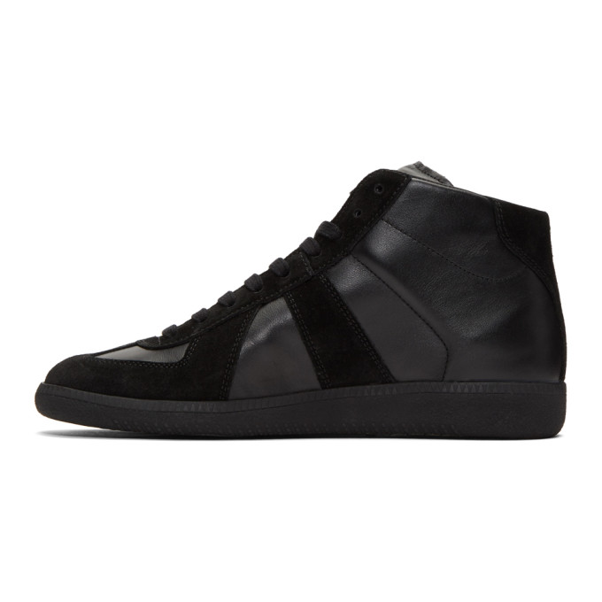 MAISON MARGIELA MAISON MARGIELA BLACK REPLICA HIGH-TOP SNEAKERS