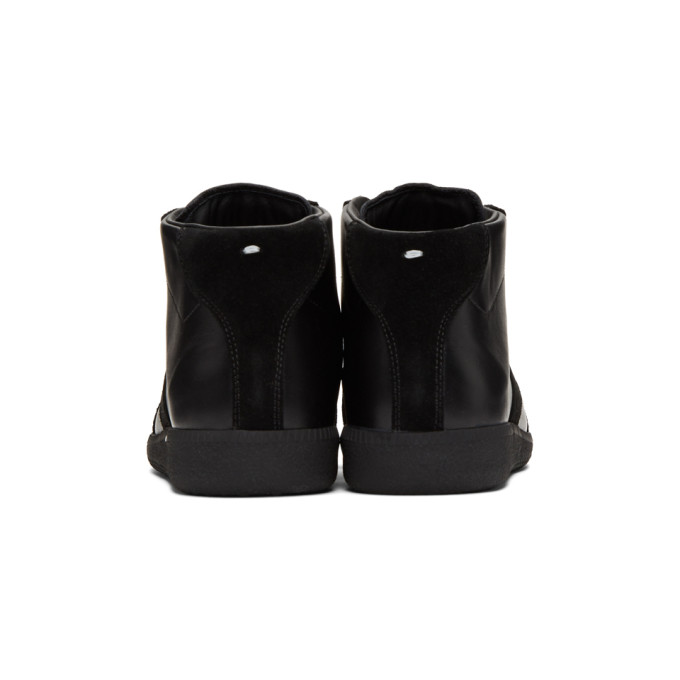 MAISON MARGIELA MAISON MARGIELA BLACK REPLICA HIGH-TOP SNEAKERS