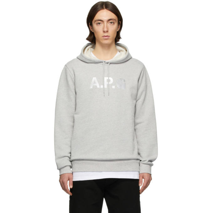 A.P.C. A.P.C. GREY CARHARTT WIP EDITION STASH HOODIE