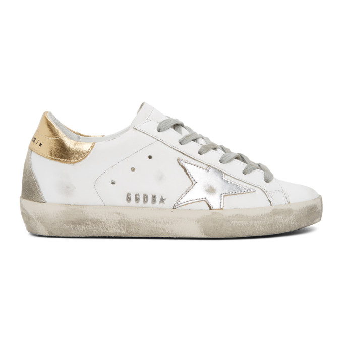 gold and white golden goose