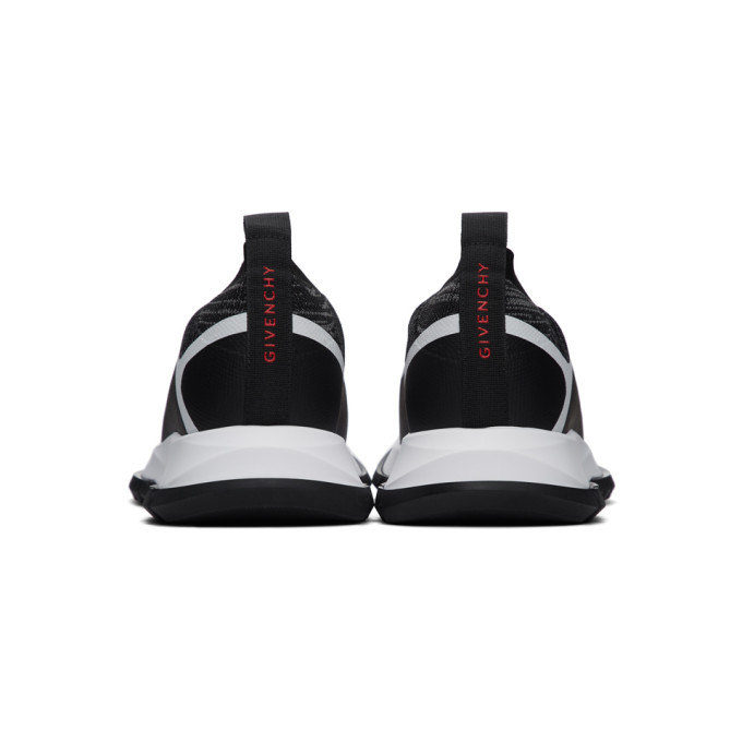 GIVENCHY GIVENCHY BLACK AND WHITE SPECTRE RUNNER SOCK LOW SNEAKERS