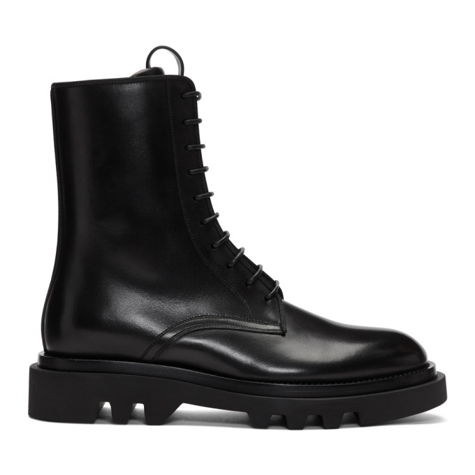 Givenchy black combat boots clearance