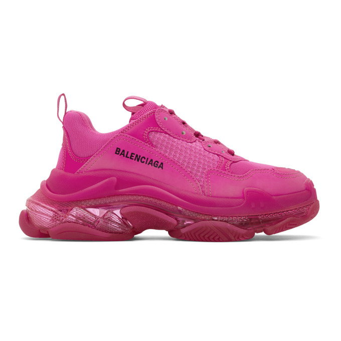 triple s pink balenciaga