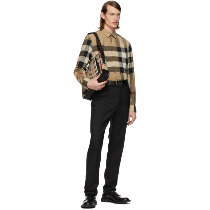 BURBERRY BEIGE CHECK WINDSOR SHIRT