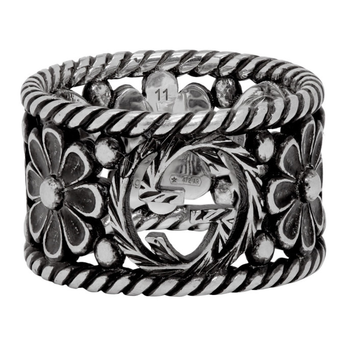 gucci floral ring