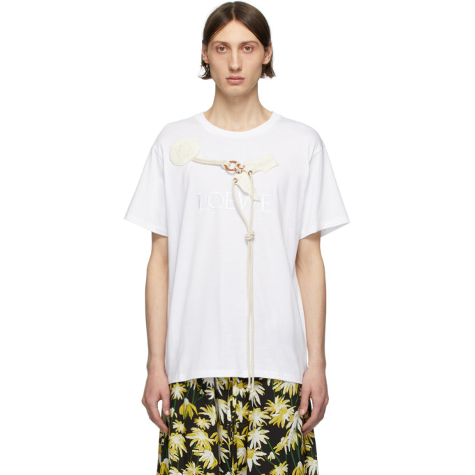 LOEWE LOEWE WHITE TRIM T-SHIRT