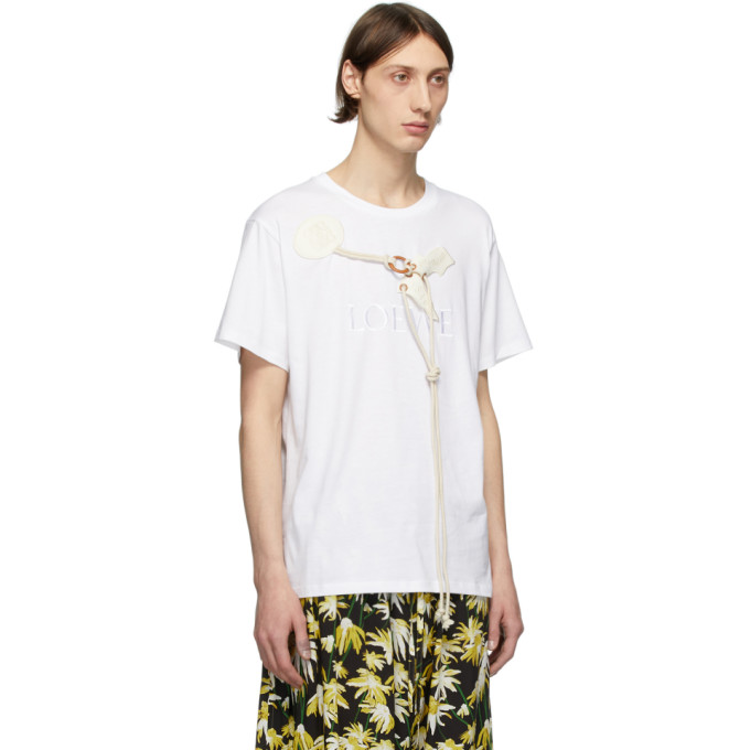 LOEWE LOEWE WHITE TRIM T-SHIRT