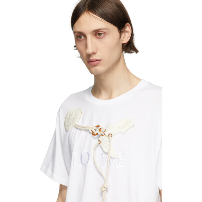 LOEWE LOEWE WHITE TRIM T-SHIRT