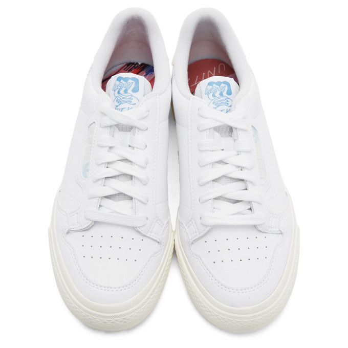ADIDAS ORIGINALS ADIDAS ORIGINALS WHITE UNITY EDITION CONTINENTAL VULC SNEAKERS