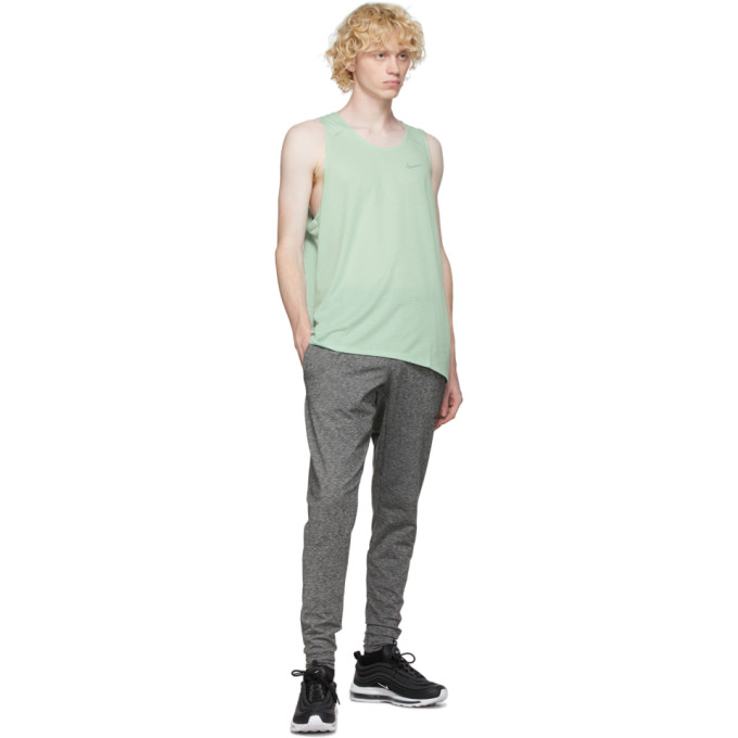 NIKE GREEN RISE 365 RUNNING TANK TOP