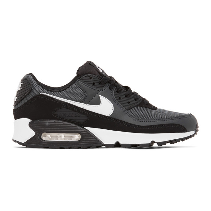 Click to view more detailed imagery on our partner's website Nike Black & Grey Air Max 90 Sneakers In 002irongrey