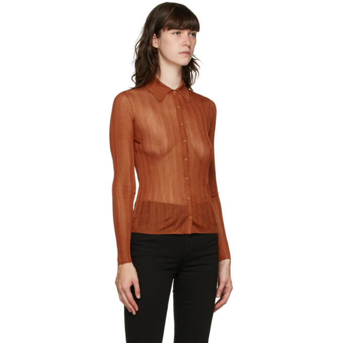 RAG & BONE RAG AND BONE ORANGE PACEY CARDIGAN