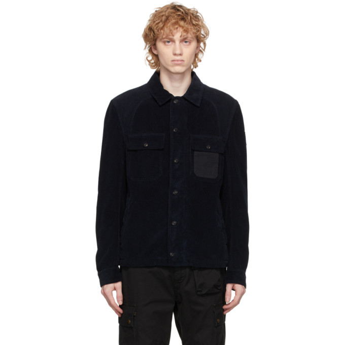 BELSTAFF BELSTAFF NAVY CORDUROY RAKE JACKET