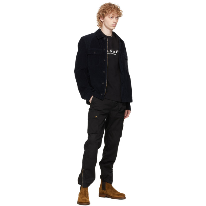 BELSTAFF BELSTAFF NAVY CORDUROY RAKE JACKET