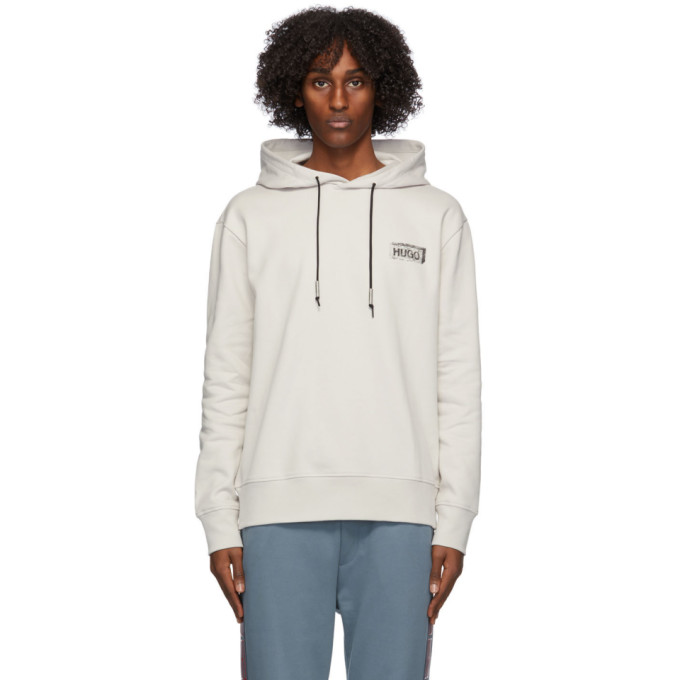 HUGO HUGO BEIGE DOWNSVILLE HOODIE
