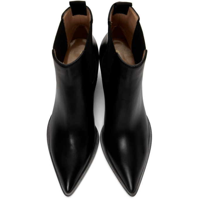 GIANVITO ROSSI GIANVITO ROSSI BLACK ROMNEY BOOTS