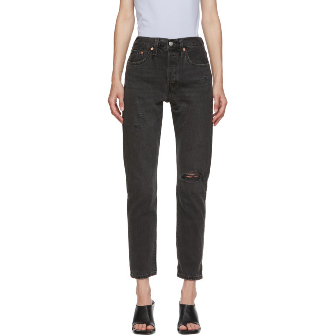 levi's 501 high waist skinny jeans