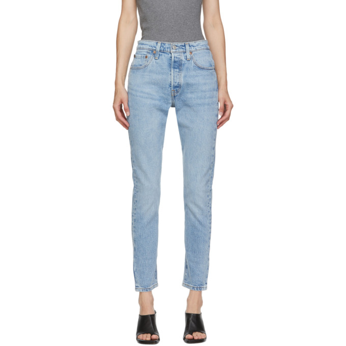 levi's 501 skinny light denim