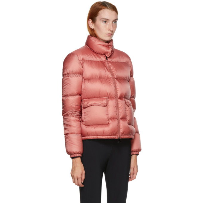 MONCLER MONCLER PINK DOWN LANNIC JACKET