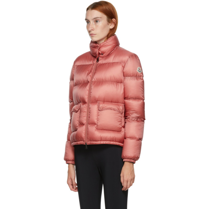 MONCLER MONCLER PINK DOWN LANNIC JACKET