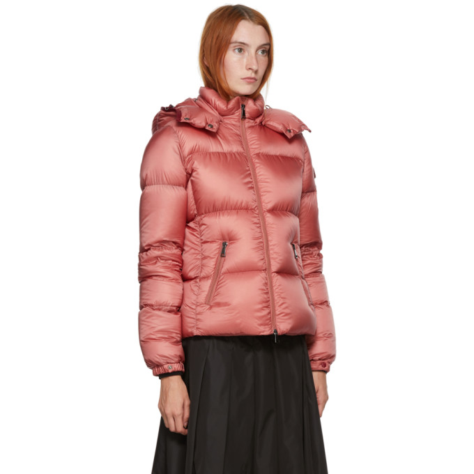 MONCLER MONCLER PINK DOWN FOURMI COAT