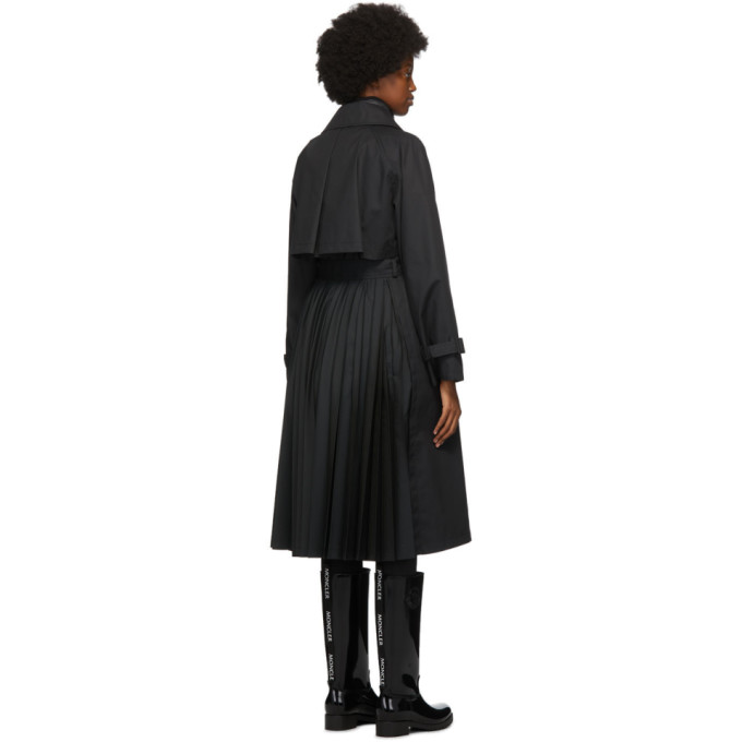 MONCLER BLACK 3-IN-1 EBIHENS TRENCH COAT