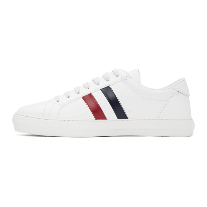 MONCLER MONCLER WHITE NEW MONACO SNEAKERS