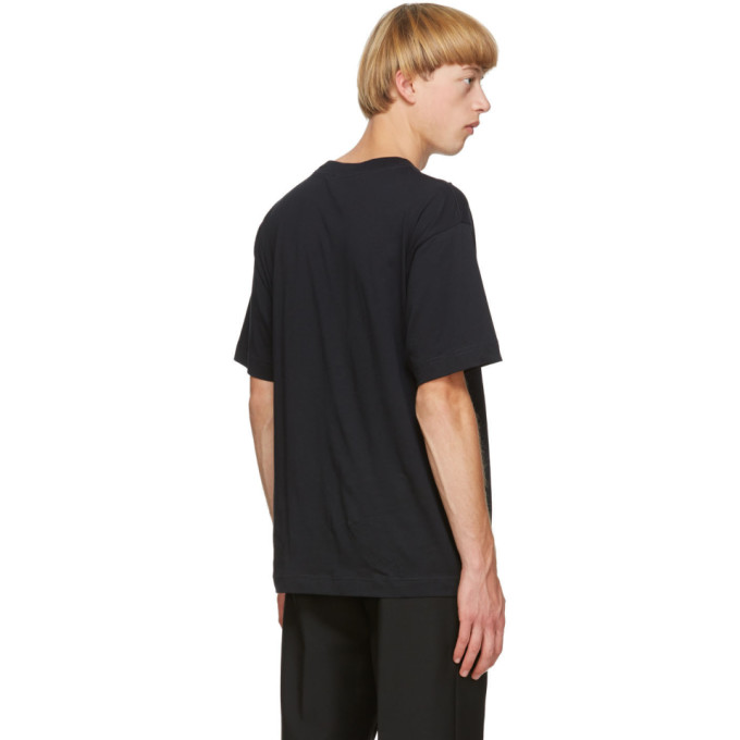 ACNE STUDIOS ACNE STUDIOS BLACK LOGO PRINT T-SHIRT