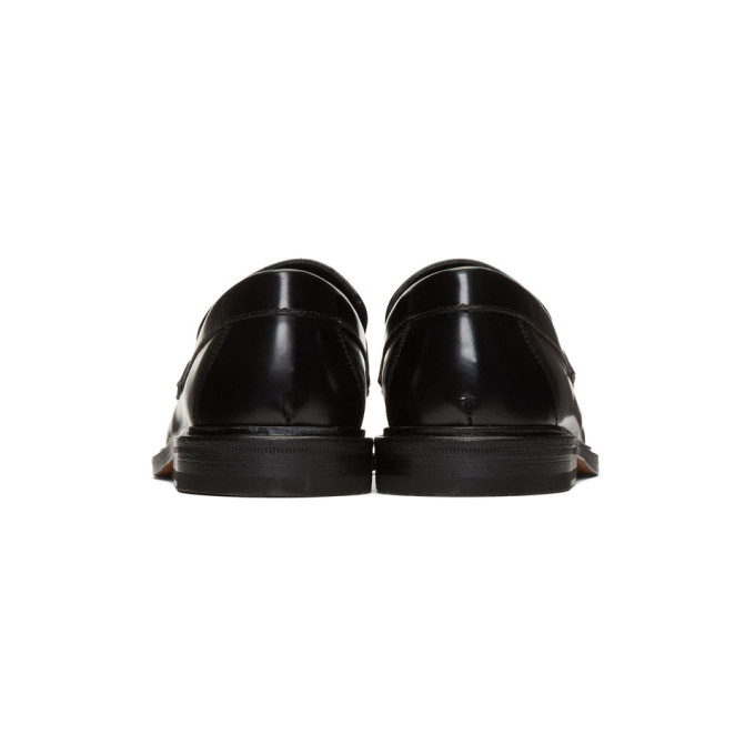 COMMON PROJECTS BLACK LEATHER LOAFERS