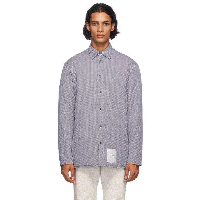 MAISON MARGIELA MAISON MARGIELA BLACK CHECK RELAXED SHIRT